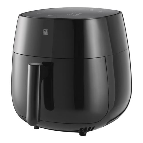 ZWILLING Air Fryer - Friteuse à Air Chaud sans Huile, 4 Litres, 2 à 4 Personnes, 6 Programmes, 1400 W, Cuisson Réglable de 80° à 200°, Couleur Noir