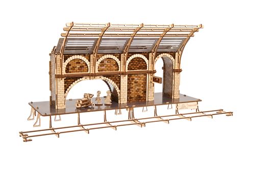 Non Communiqué Quai 9 ¾™- Puzzle 3D En Bois - Ugears