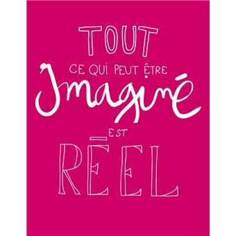 Fabulous Poster Imagination reel francais citation (31cm x 40cm) - 1
