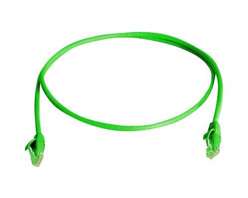 Telegärtner - Verbindingskabel - RJ-45 (M) naar RJ-45 (M) - 3 m - UTP - CAT 5e - met strengen - groen