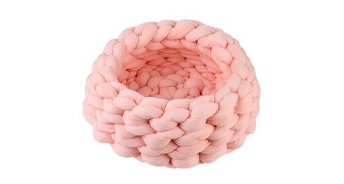 Meilleurs prix pour Dog house pet dog cat tricoté à la main tapis pour animaux de compagnie garder au chaud coussin de lit fournitures pour animaux de compagnie