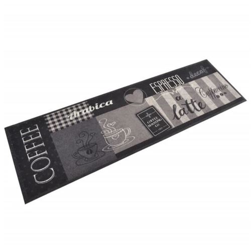 VIDAXL - Tapis de cuisine - 45x150 cm - Noir - Image 3