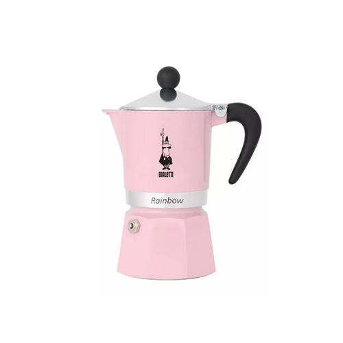 Cafetière italienne 6 tasses rose pastel Bialetti 0006546