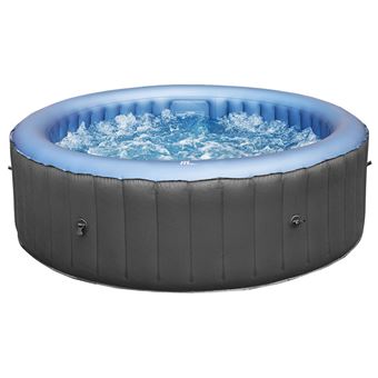 Spa gonflable PureSpa rond Bulles 6 places Bleu nuit - Intex - Sauna à la  Fnac