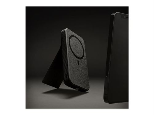 mophie snap+ powerstation stand - Banque d alimentation sans fil - 10000 mAh - 20 Watt - PD (24 pin USB-C) - sur le câble : USB-C - noir