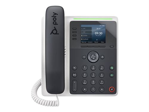 Poly Edge E220 - Téléphone VoIP avec ID d appelant/appel en instance - (conférence) à trois capacité d appel - SIP, SDP