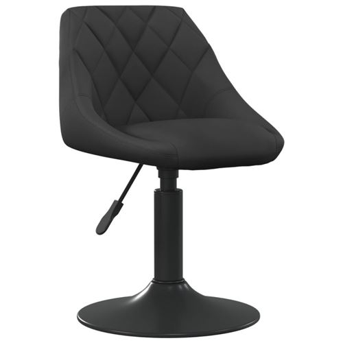 vidaXL - Chaise de bar - 62,5 cm - Noir - Image 2