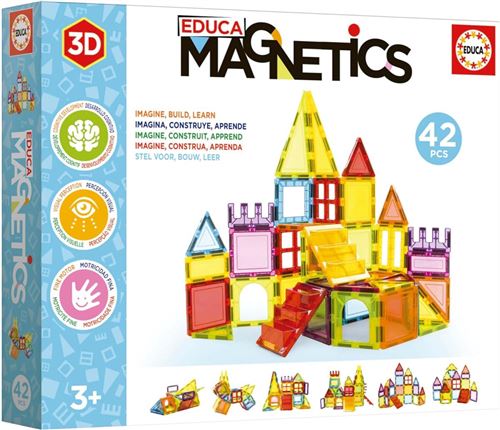 Educa Borras Jeu De Construction Magnétique 42 Pièces - Image 3