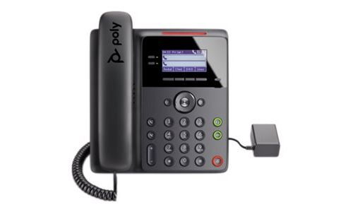 Poly Edge B10 - Téléphone VoIP avec ID d appelant - à 5 voies capacité d appel - SIP, RTCP, RTP, SDP - 8 lignes