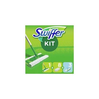 SWIFFER Balai Attrape-Poussière Kit de Démarrage avec 1 Lingette