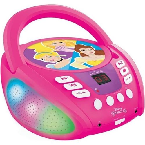 Lecteur CD Bluetooth Disney Princess - Effets Lumineux