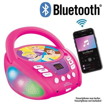 DISNEY PRINCESS - Lecteur CD Bluetooth - Effets Lumineux - Autre