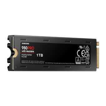 SSD interne 980 PRO 1 To/2 To/4 To, PCIe 4,0 x 4 M.2 Nvme, M.2 2280