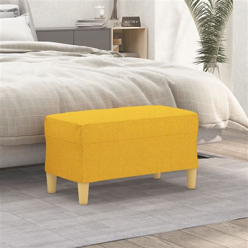 Vidaxl Jaune/Clair Banc - Image 3