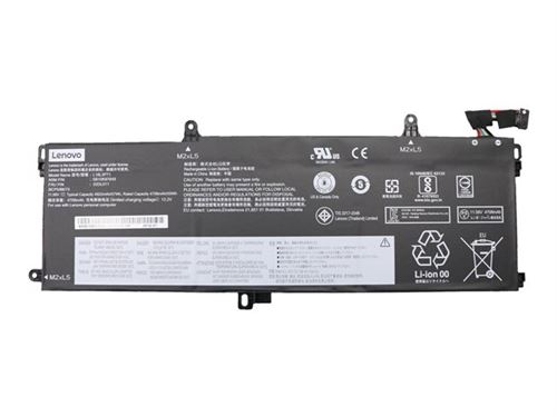 LG Chem - Batterie de portable - Lithium Ion - 3 cellules - 4922 mAh - 57 Wh - FRU - pour ThinkPad P53s 20N6, 20N7; T590 20N4, 20N5