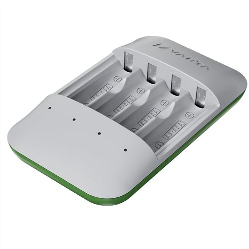 VARTA Chargeur ECO Charger Pro Recycled pour AA/AAA livré sans piles