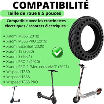 8.5 pouces mis à niveau épaissi 8 1/2 X2 pneu pour Xiaomi Mijia M365 pneu  de scooter électrique chambres à air M365 pièces pneus pneumatiques  pratiques 