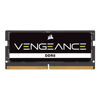 CORSAIR Vengeance - DDR5 - kit - 32 Go: 2 x 16 Go - SO DIMM 262 broches - 4800 MHz / PC5-38400 - CL40 - 1.1 V - mémoire sans tampon - non ECC - 1