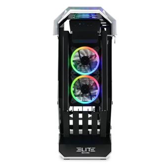 Boîtier PC Sharkoon Elite Shark CA700 USB 3.2 Verre Trempé ATX Tower Noir  Blanc - Boitier PC - Achat & prix