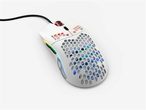 Non Communiqué Blanc Glorious Model O Minus - Souris - Optique - 6 Boutons - Filaire - Usb 2.0 - Mat