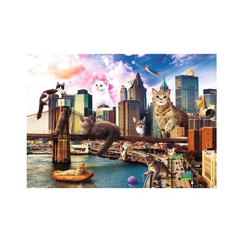 Puzzle Trefl - Chatons à New York, 1000 pièces