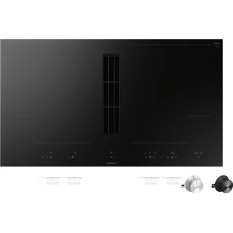 Table de cuisson Série 400 Gaggenau flex induction avec système de ventilation intégré 90 cm CV492105