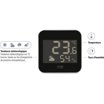 2€71 sur Station météo connectée WEATHER - Technologie Apple HomeKit  Bluetooth Thread - Station météo thermomètre pluviomètre - Achat & prix