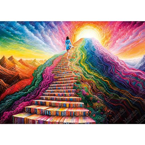 Puzzle 1000 pièces : Le chemin vers la sagesse - Édition Spéciale Elif Hurdogan Magnolia