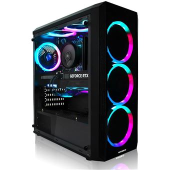Greed® MK2 - PC Gamer - AMD Ryzen 7 5700X + Nvidia Geforce RTX 5060 - Ordinateur de Bureau / PC Gaming - 4,6 GHz - 4K & Raytracing - 32GO DDR4 RAM - 1To SSD - WiFi + Windows 11 Pro - Unités Centrales - Achat & prix | fnac