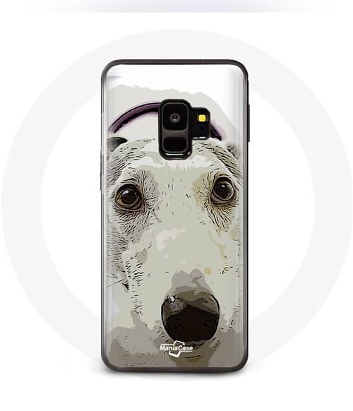 Coque pour samsung galaxy S9 plus Lévrier greyhound Race de chiens Maniacase