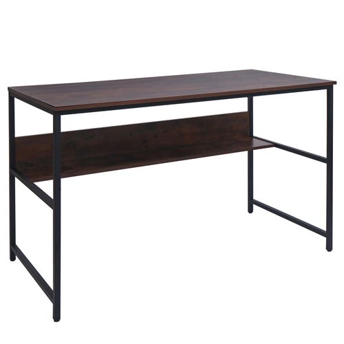 Mendler - Bureau droit - HWC-K80 - 120x60cm - Brun - Image 3