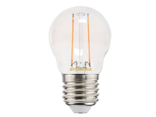 SYLVANIA LED Filament Sph&eacute;rique E27 Clair Blister, Blanc, Taille Unique