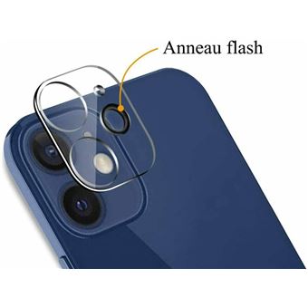 Avizar Protection Caméra pour iPhone 12 Mini Verre Trempé Anti