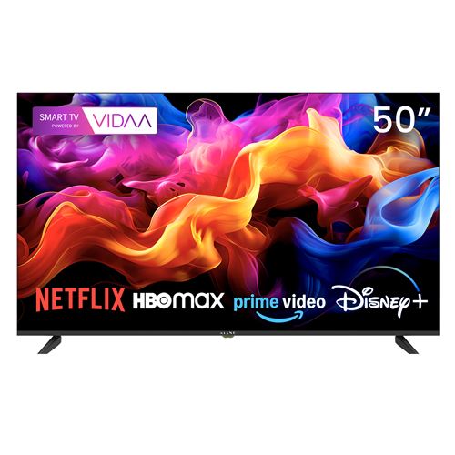 Kiano Elegance VIDAA Téléviseur 4K UHD 50 pouces (127,5 cm) Smart TV