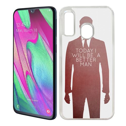 Coque pour Samsung Galaxy A40 -  Today Better Man