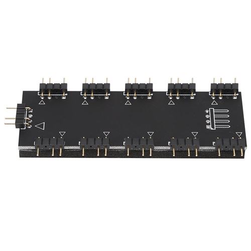Câble D'Extension Pour Ventilateur De Carte Mère Pour Ordinateur Portable Mod Rgb Hub 10 Canaux (5V 3 Broches)