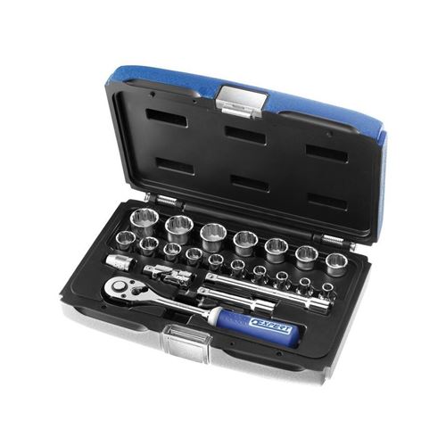 Coffret douilles & cliquet EXPERT 3/8
