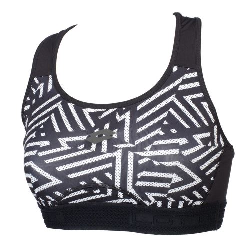 Brassière Lotto X fit top blk prt bra l Noir taille : S réf : 10742
