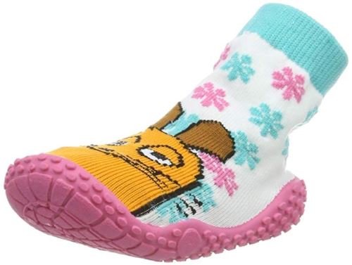 Playshoes chaussettes de bain filles souris blanc