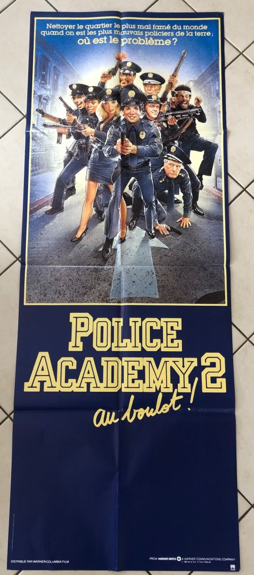 Police Academy 2 / Au boulott! - AFFICHE CINEMA ORIGINALE