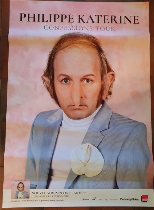 Philippe KATERINE - Confessions Tour - 70x100cm - Affiche