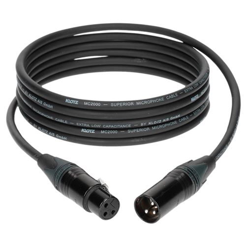 Klotz M2FM1-2000 câble microphone XLR mâle - XLR femelle 20m