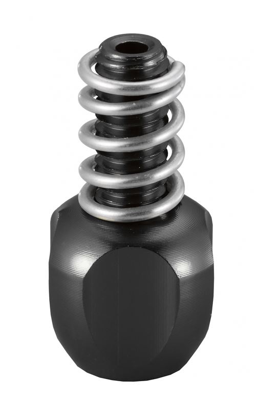 Elvedes Câble avec vis de réglage de ressort aluminium M5 noir 2 pièces