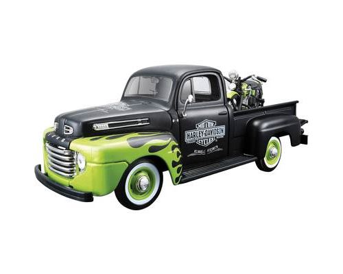 Maisto Harley Davidson - 1948 FL Panhead + 1948 Ford F-1 Pickup