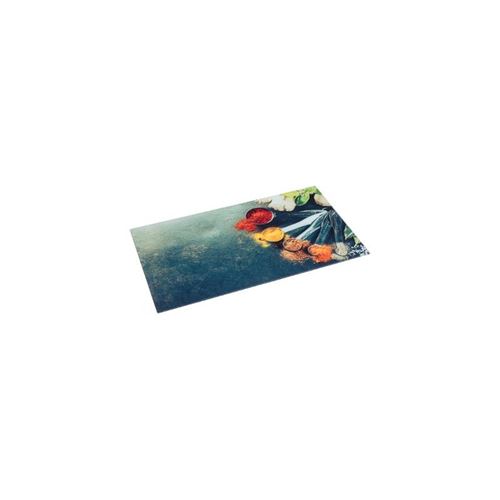 Planche à Découper Verre Épices 30x52cm Multicolore