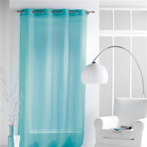 Panneau a oeillets 140 x 240 cm voile crash paloma Turquoise