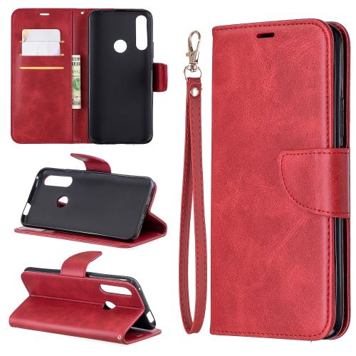 Etui en PU avec support rouge pour votre Huawei P Smart Z/Y9 Prime 2019