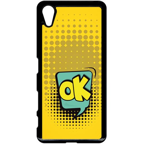 Coque Sony Xperia X Performance Ok Fond Jaune