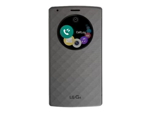 Etui LG Quick Circle pour LG G4 Titane