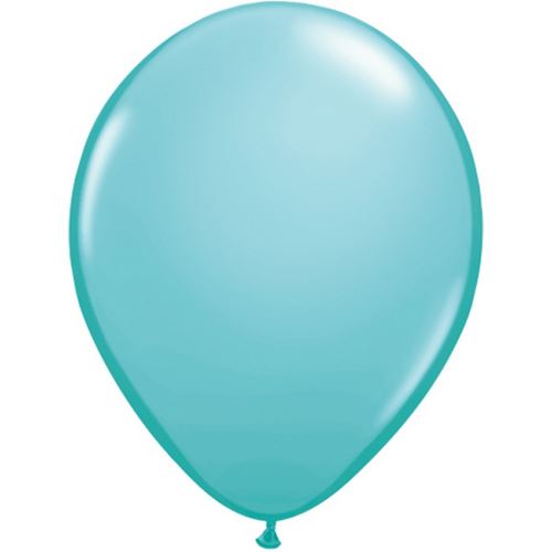 Qualatex - Ballons uni 28cm (lot de 100) (Taille unique) (Bleu Caraïbes) - UTSG4586